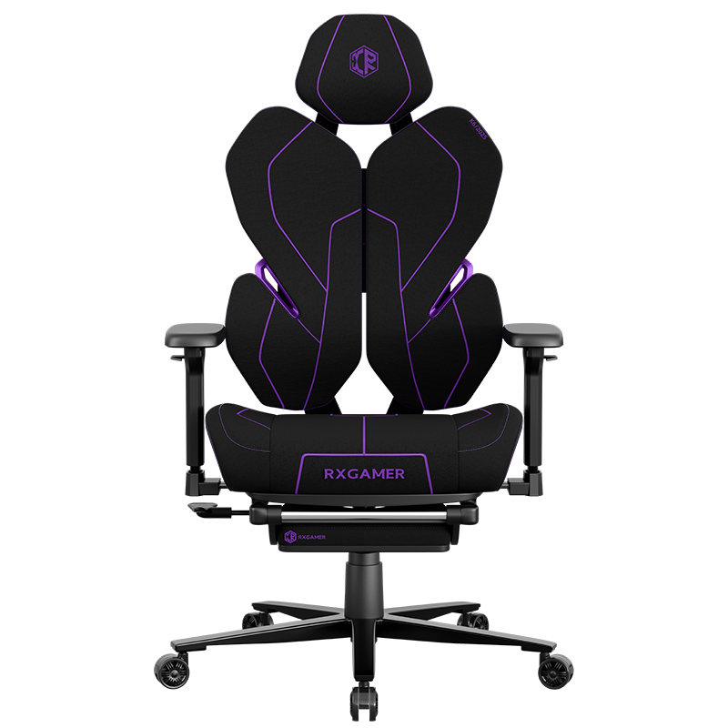 RXGAMER RX-K6-6301 ergonomikus kialakítású játékszék kényelmes léptekkel